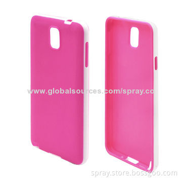 TPU Soft Skin Cases/Covers for Samsung Galaxy Note 3 lll, Different Color Combinations Available